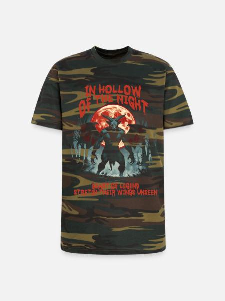 Jersey Devil Creature Mythological Creatures - Unisex Camo Tee - green camo