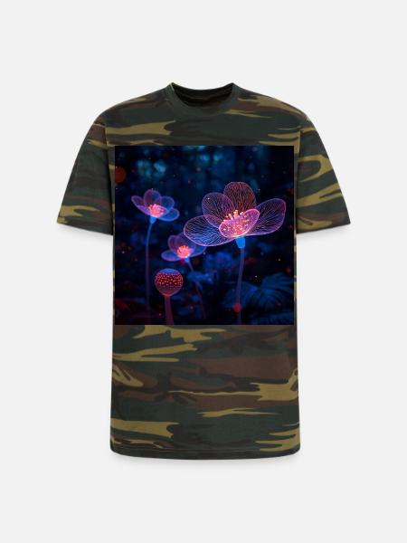 Lumen Lense - Unisex Camo Tee - green camo