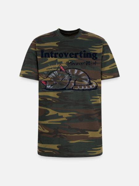 Please Wait... - Unisex Camo Tee - green camo
