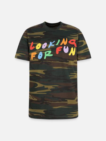 Looking for Fun - Unisex Camo Tee - green camo
