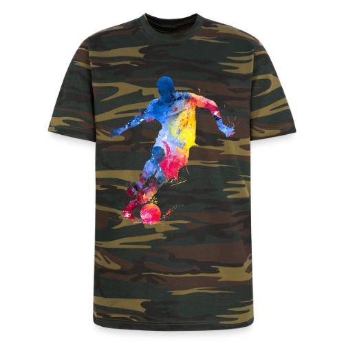 Soccer: Splash Kick - Unisex Camo Tee