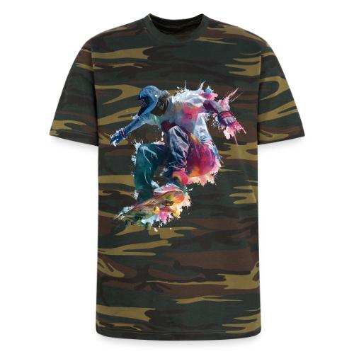 Skateboarding: Ride the Colors - Unisex Camo Tee