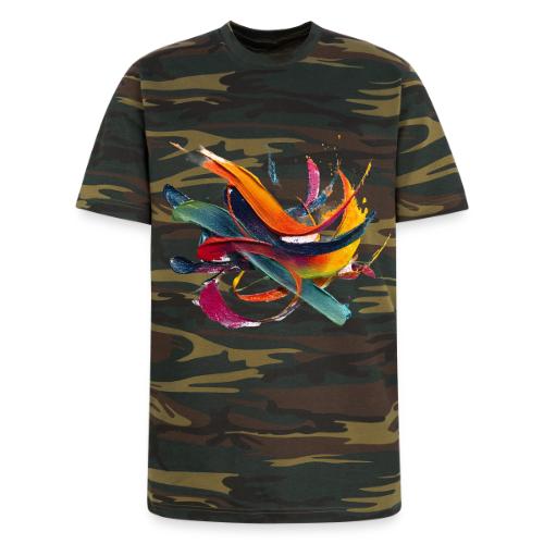 Colorful Waves - Unisex Camo Tee