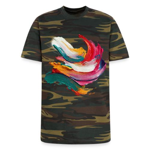 Colorful brushstrokes - Unisex Camo Tee