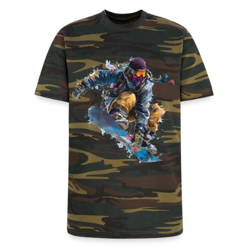 Snowboarding: Splash of Speed - Unisex Camo Tee