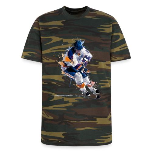 Hockey: Icy Streaks - Unisex Camo Tee