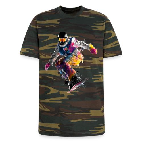Snowboarding: Frozen Palette - Unisex Camo Tee