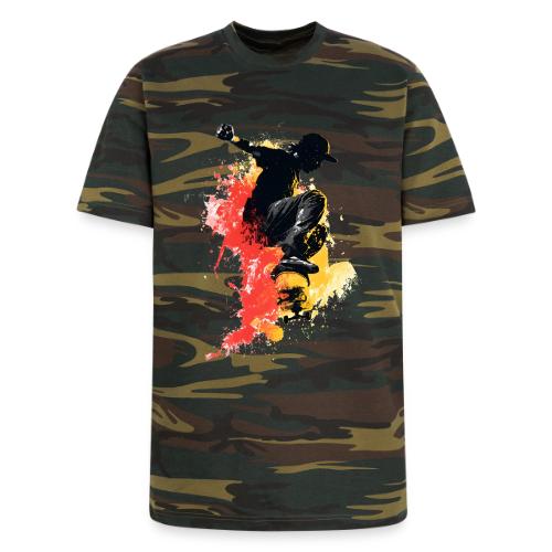 Skateboarding: Splash of Motion - Unisex Camo Tee