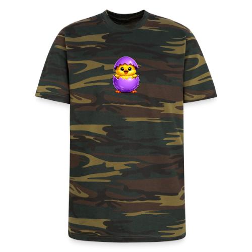 Easter Chick Purple - Unisex Camo Tee