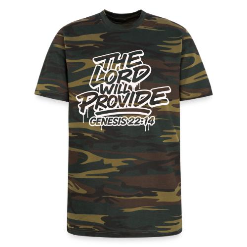 The Lord Will Provide - White - Unisex Camo Tee