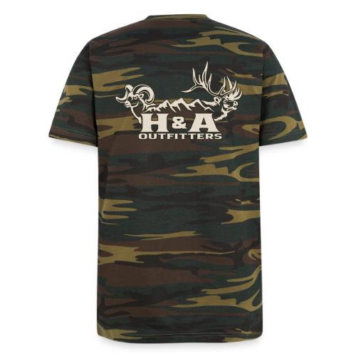 H&A FULL LOGO ELK - Unisex Camo Tee