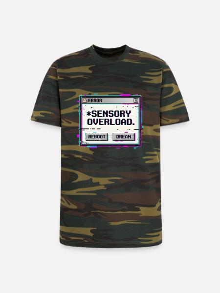 Sensory Overload - Unisex Camo Tee - green camo