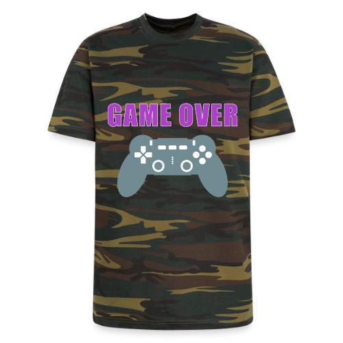 Game Over Gamer Controller Design - Unisex Camo Tee
