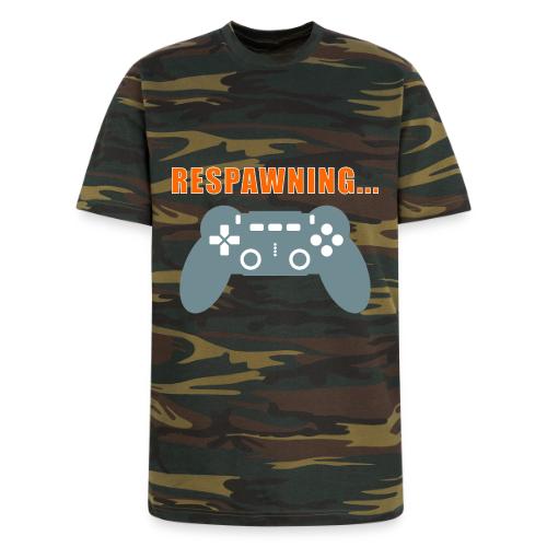 Respawning Gamer Controller Design - Unisex Camo Tee