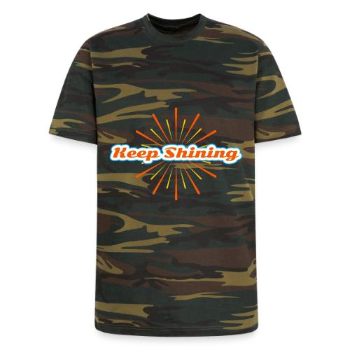 Keep Shining: Radiant Energy Design - Unisex Camo Tee
