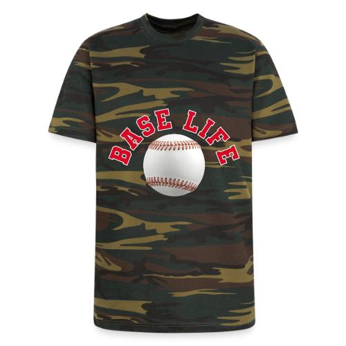 Baseball: Base Life Vibes - Unisex Camo Tee