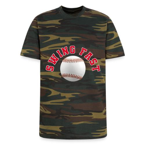 Baseball: Swing Fast Energy - Unisex Camo Tee