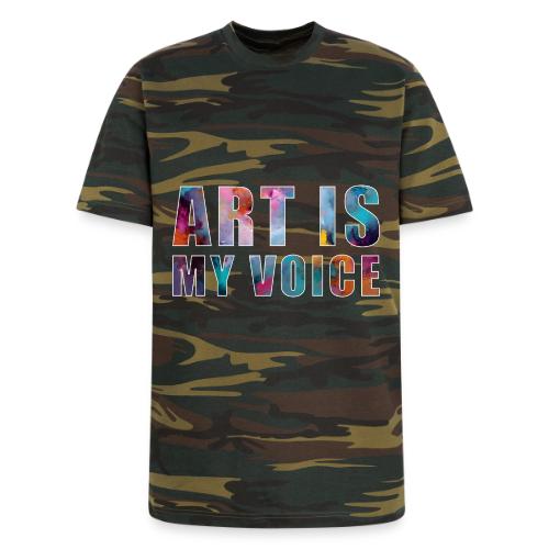 Art Is My Voice - Unisex Camo Tee