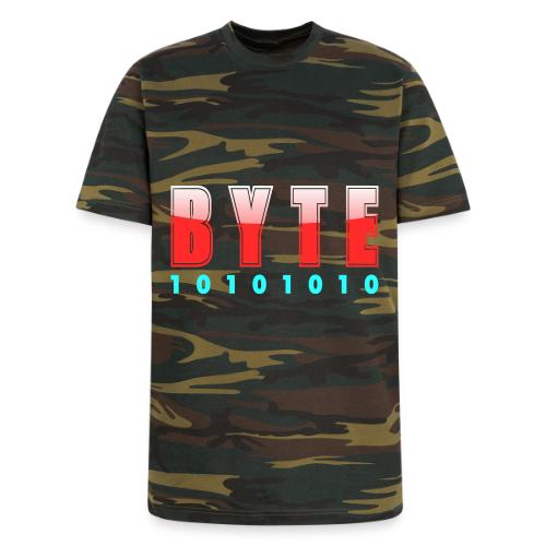 BYTE Binary Code Design - Unisex Camo Tee