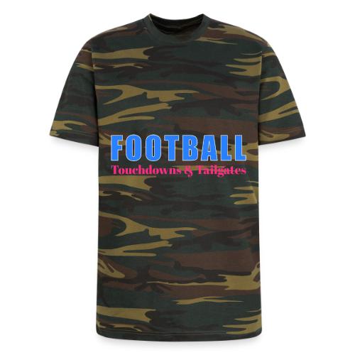Football Touchdowns & Tailgates Design - Unisex Camo Tee