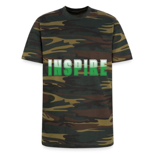 Inspire Word Art Design - Unisex Camo Tee