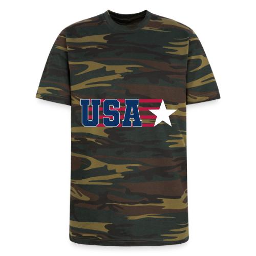 Star Stripe USA - Unisex Camo Tee