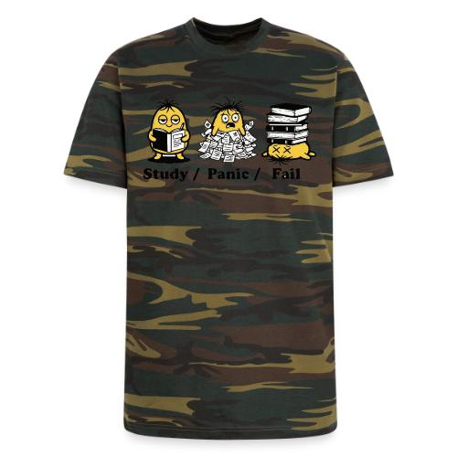 Funny Student Study Panic Fail Back To School - Unisex Camo Tee