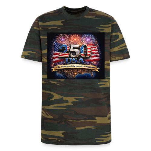 USA 250th Celebration - Unisex Camo Tee