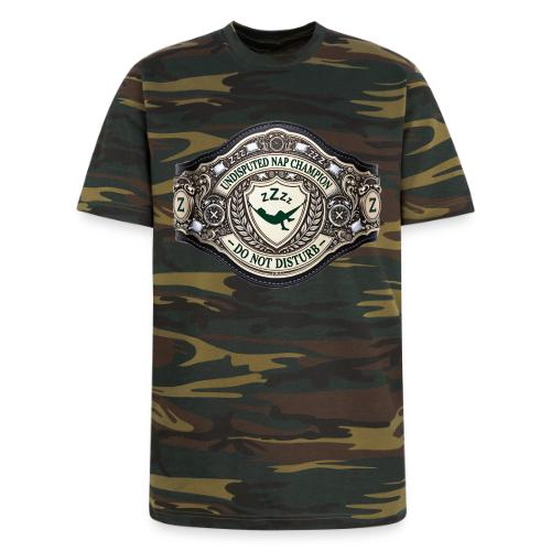 Nap Champion Belt T Shirt - Unisex Camo Tee