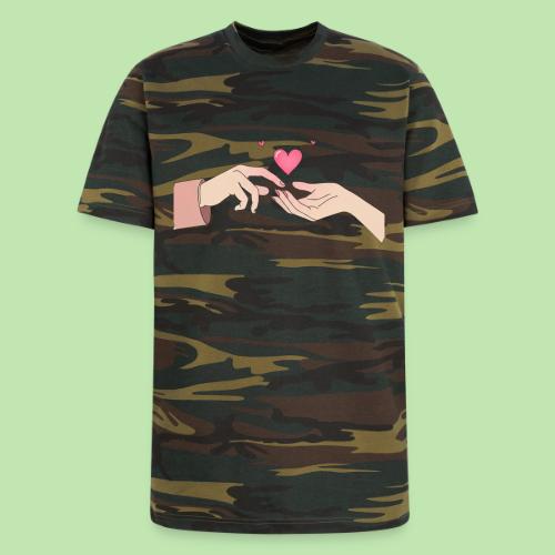 Valentine’s Touch - Unisex Camo Tee