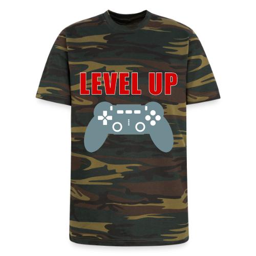 Level Up Gamer Controller Apparel - Unisex Camo Tee