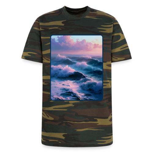 Dreamy Pastel Ocean Sunset Art - Unisex Camo Tee