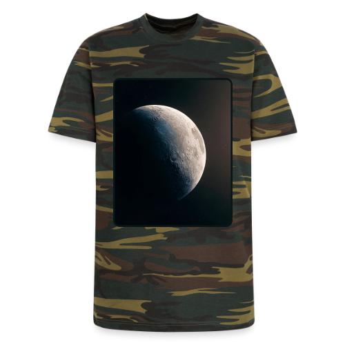 Crescent Moon Celestial Artwork - Unisex Camo Tee