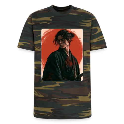 Samurai Beneath the Red Sun - Unisex Camo Tee