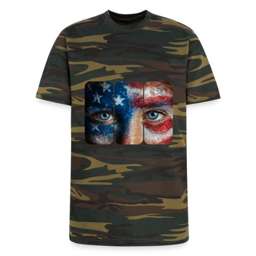 USA: Stars in Her Eyes - Unisex Camo Tee