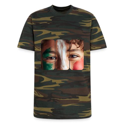 Mexico: Three Stripes of Pride - Unisex Camo Tee