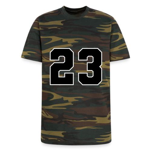 Varsity Number 23 Athletic Style - Unisex Camo Tee