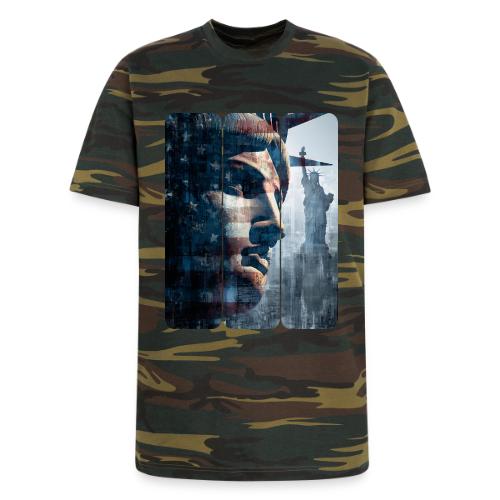 USA: Liberty in Three Visions - Unisex Camo Tee