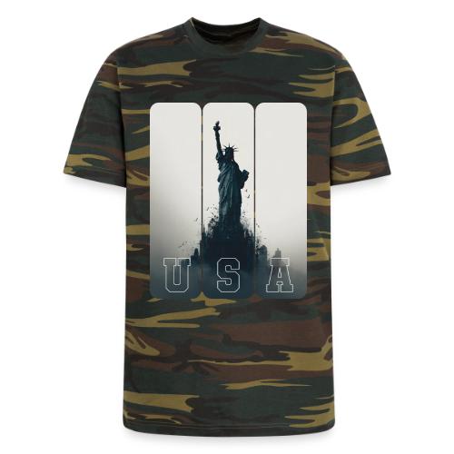 USA: Liberty Rising Over Manhattan - Unisex Camo Tee