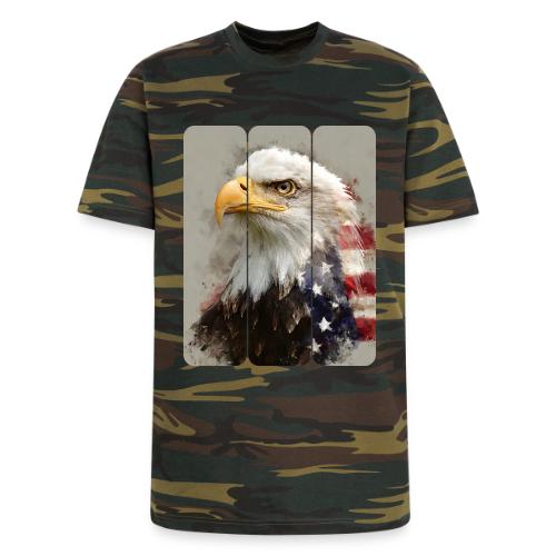 USA: Eagle of the Free - Unisex Camo Tee
