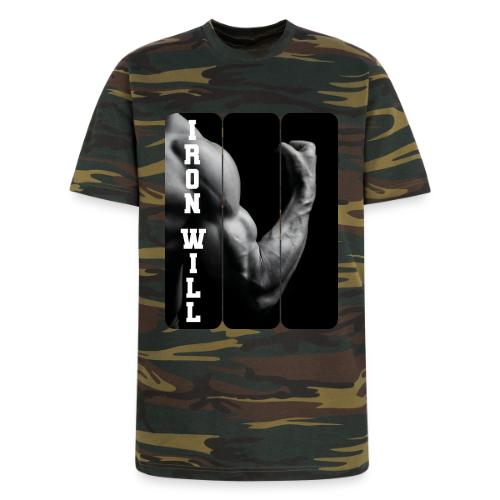 Bodybuilding: Iron Will - Unisex Camo Tee
