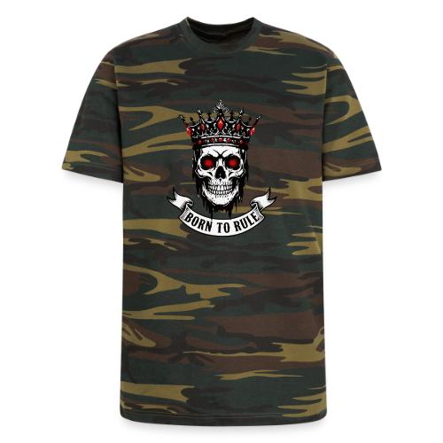Born to Rule Skull King - Unisex Camo Tee