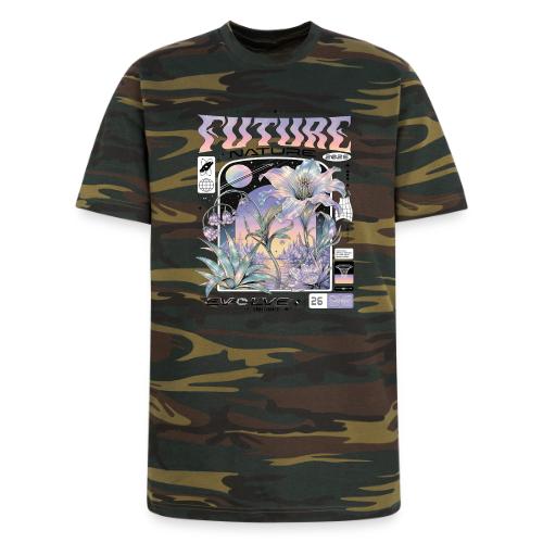 Future Nature Retro-Futuristic - Unisex Camo Tee