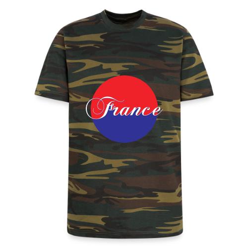 France Tricolore Circle - Unisex Camo Tee