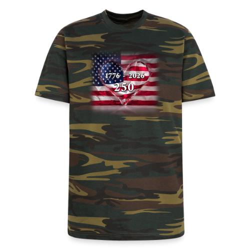 1776-2026 | 250 Years USA - Unisex Camo Tee
