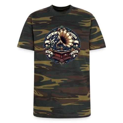 Ornate Phonograph T-Shirt - Unisex Camo Tee