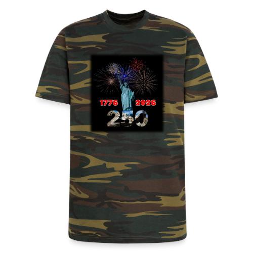 1776 - 2026 - 250 Years USA | Fireworks - Unisex Camo Tee