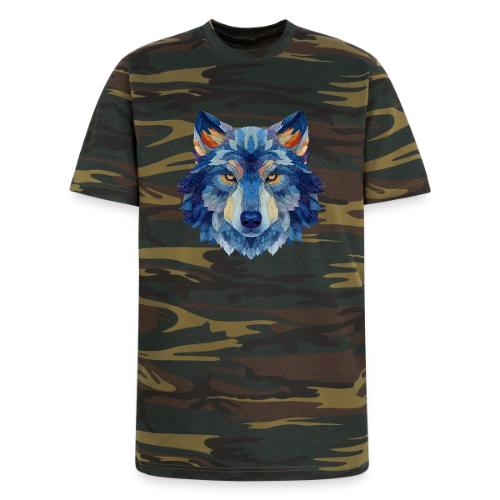 Wolf: Alpha Portrait - Unisex Camo Tee
