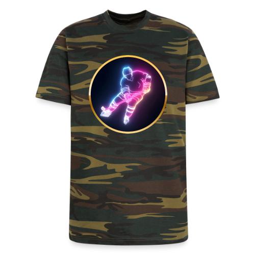 Hockey: Neon Ice Striker - Unisex Camo Tee