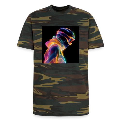 Snowboarding: Neon Gravity Ride - Unisex Camo Tee